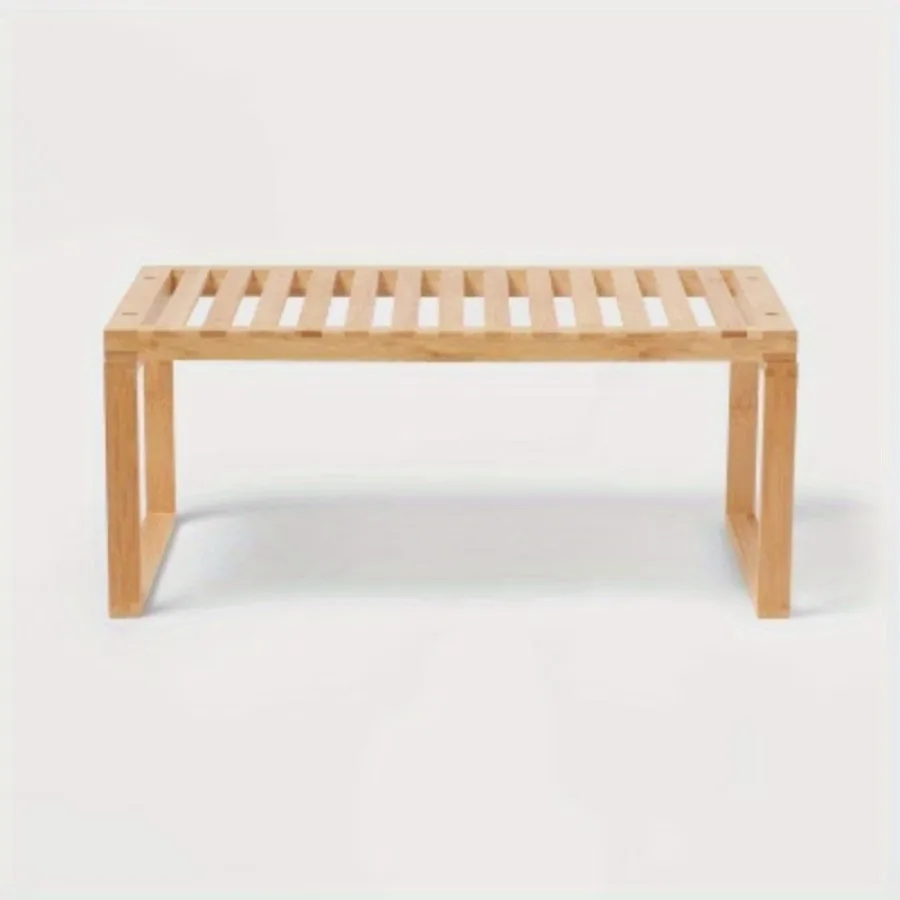 

Natural Bamboo Shelf - Great for storing various kitchen gadgets or items