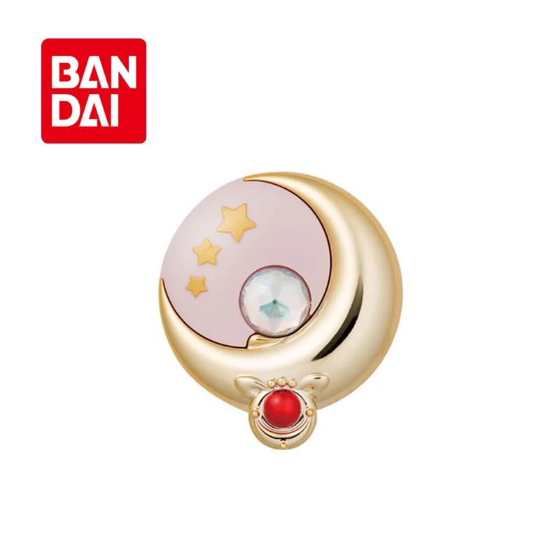 BANDAI Sailor Moon figurki Model Tsukino Usagi lustro kosmetyczne transformator kapsułka zabawki w półce oryginalna ozdoba