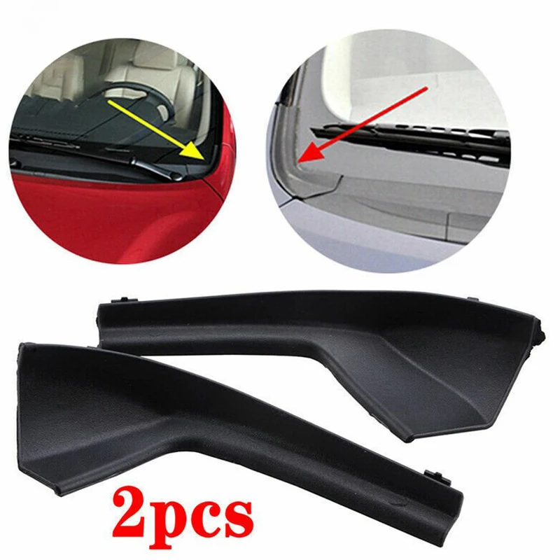 For Nissan Versa Sedan Hatchback 2007 2008-2011 Car Front Side Windshield Cowl Grille Outer Cover Extension Trim  Accessories