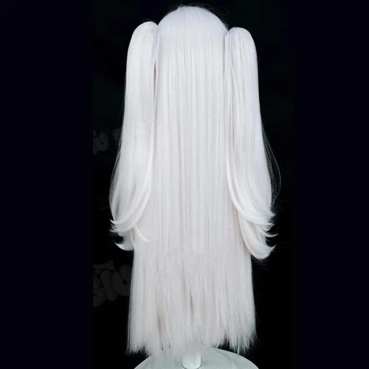Women Game Azur Lane Hartford Cosplay Wig 85cm Pink White Twin Tails Heat Resistant Synthetic Hair For Halloween Party - view 5