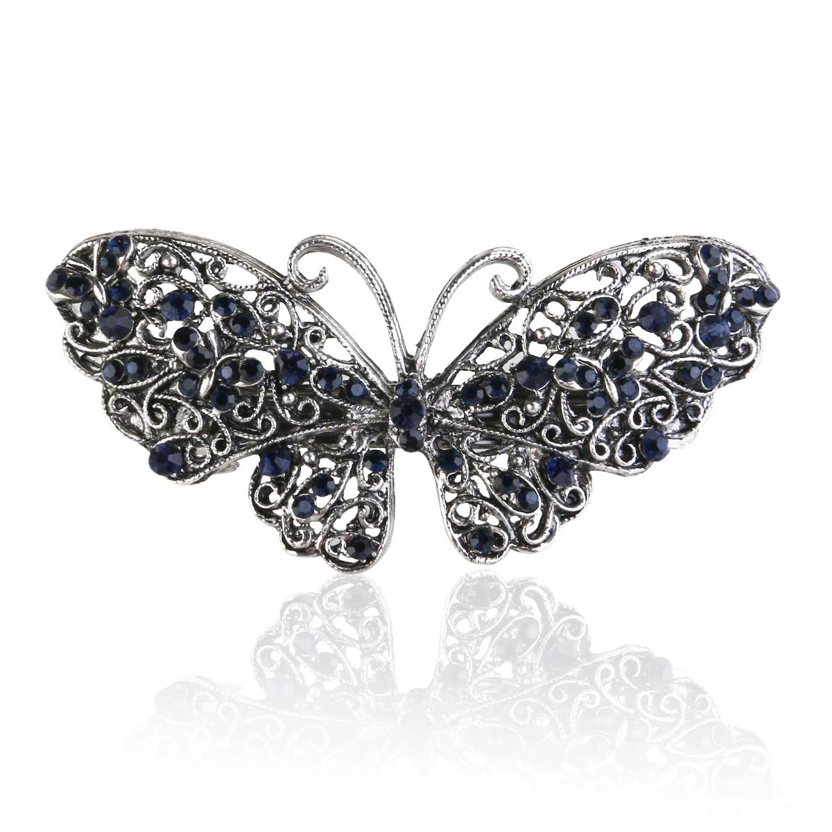 

Butterfly Clip Accessories Barrettes Hair Clips Butterflies Crystal Diamond