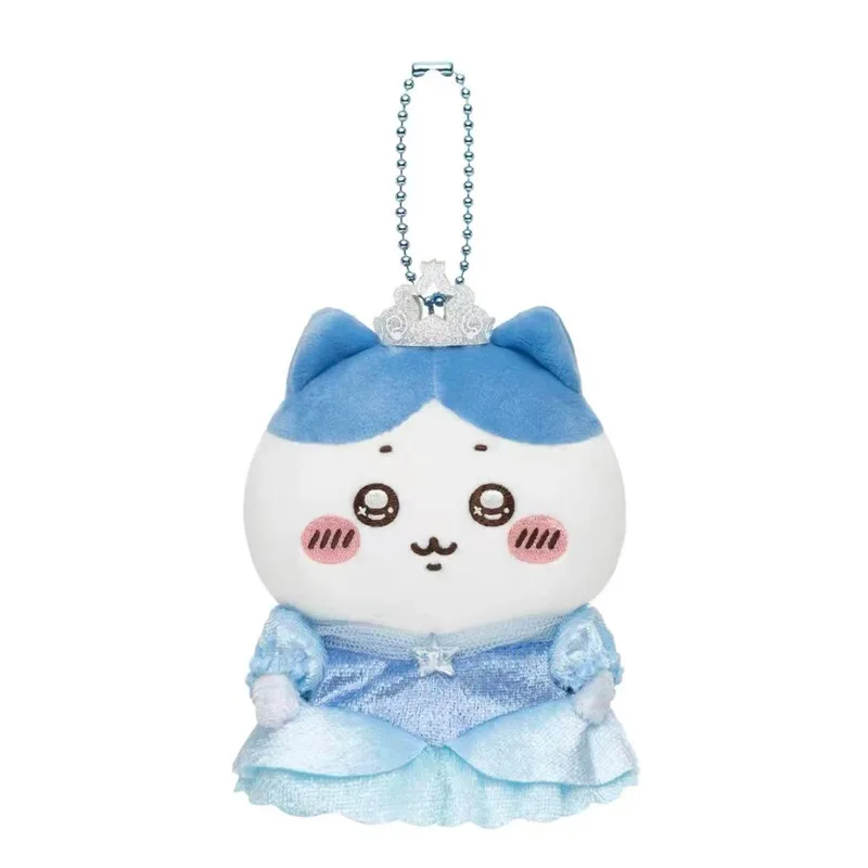 Cartoon Chiikawa Usagi Prince Princess Plush Doll Pendant Cute Anime Hachiware Keychain Bag Charm