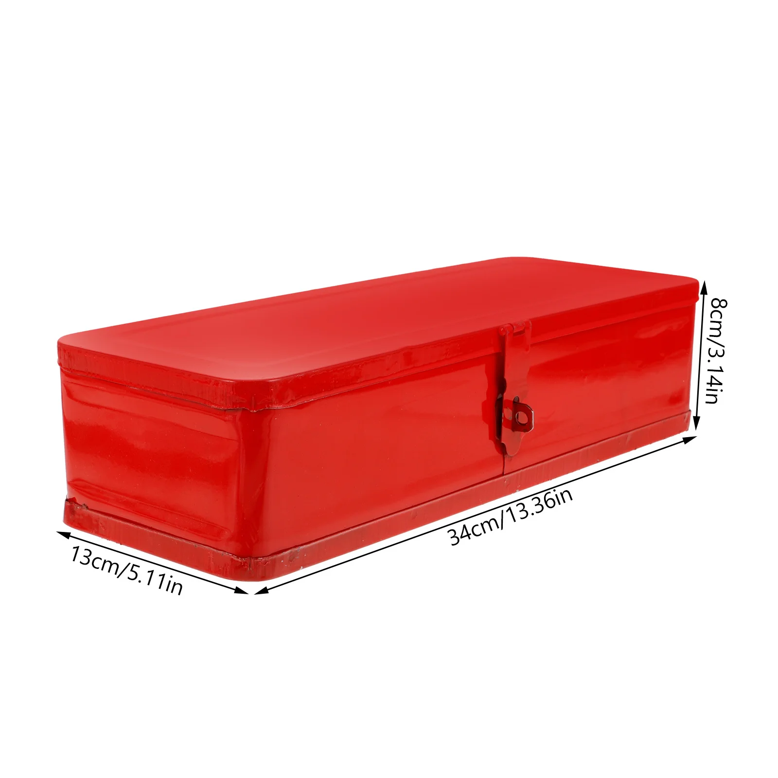 Thickened Iron Tool Box Large Capacity Portable Metal Toolbox Car Tool Organizer Storage Container Heavy Duty Mechanics Tools