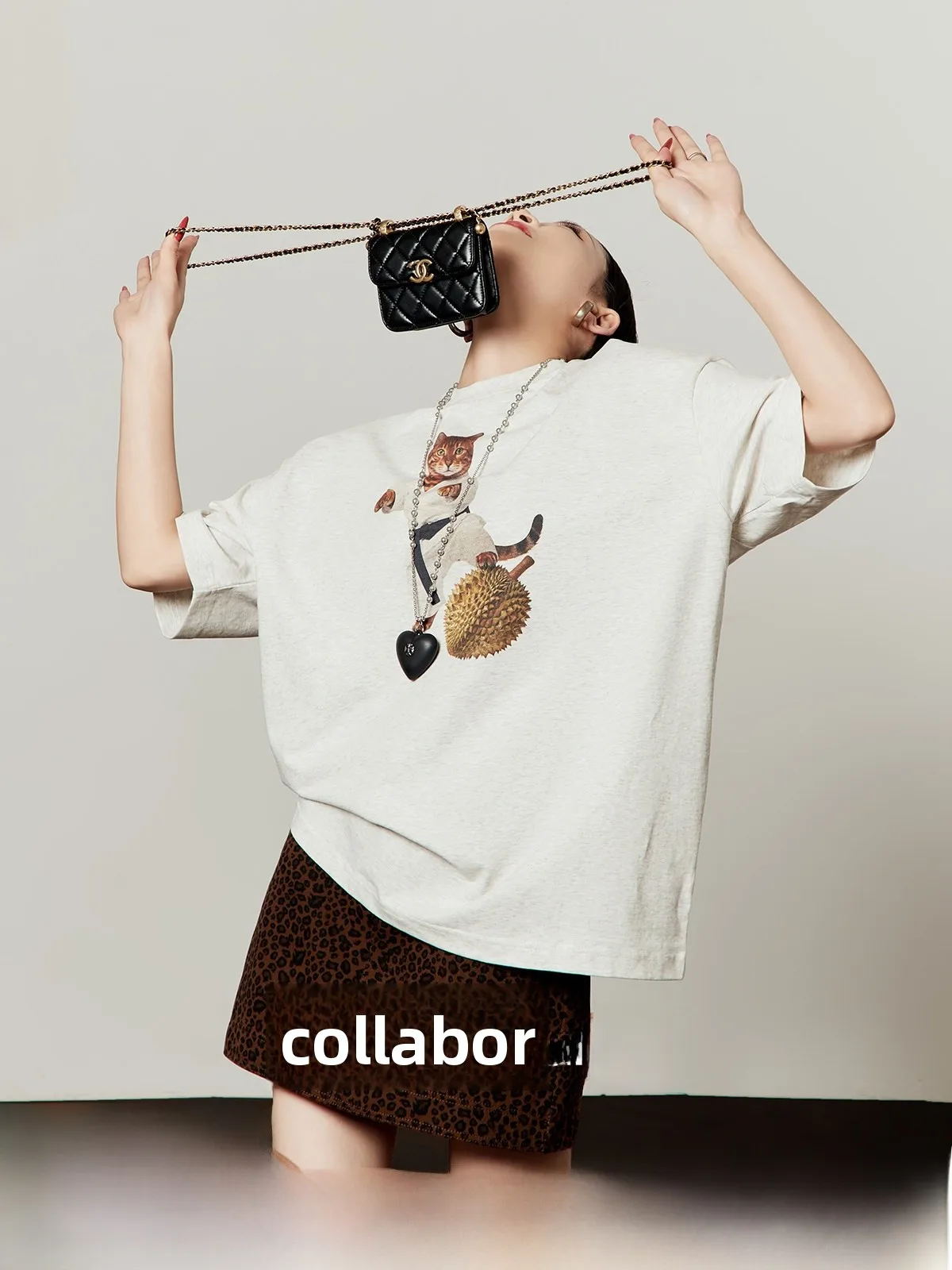 

Loose Short Sleeve T-Shirt Women's Summer Casual Style Creative Print Comfortable Breathable Soft Fabric round Neck Top