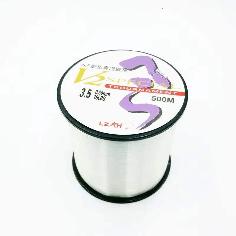 Monofilament Nylon Fishing Line 500m Floating Japan Material Thread Bulk Spool Carp Fly Fishing Nylon Line Fluorocarbon