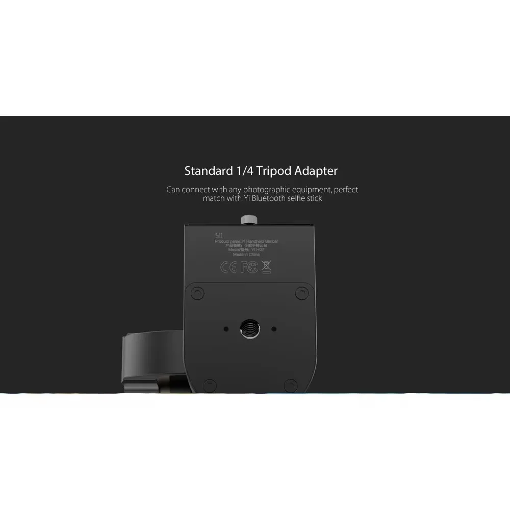 Yi Handheld Gimbal - Action Sport Camera Stabilizer Yi 4K 4K Selfie Stick Action Bluetooth Monopod Extendable