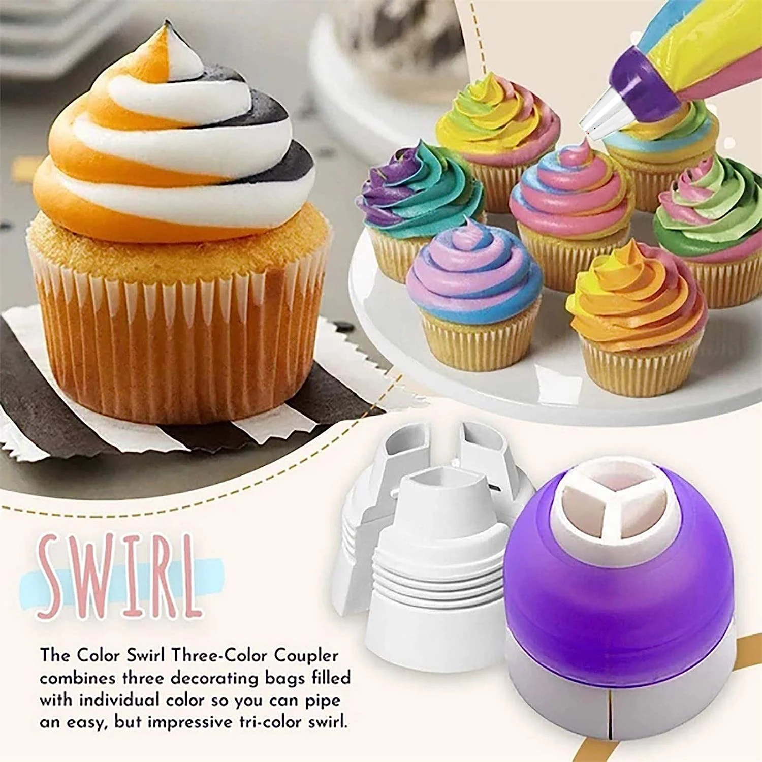 8/16 Pcs Cake Piping Nozzles Plastic Icing Nozzle For Cream DIY Russian Decorating Tips Set Pastry Decoration Tool