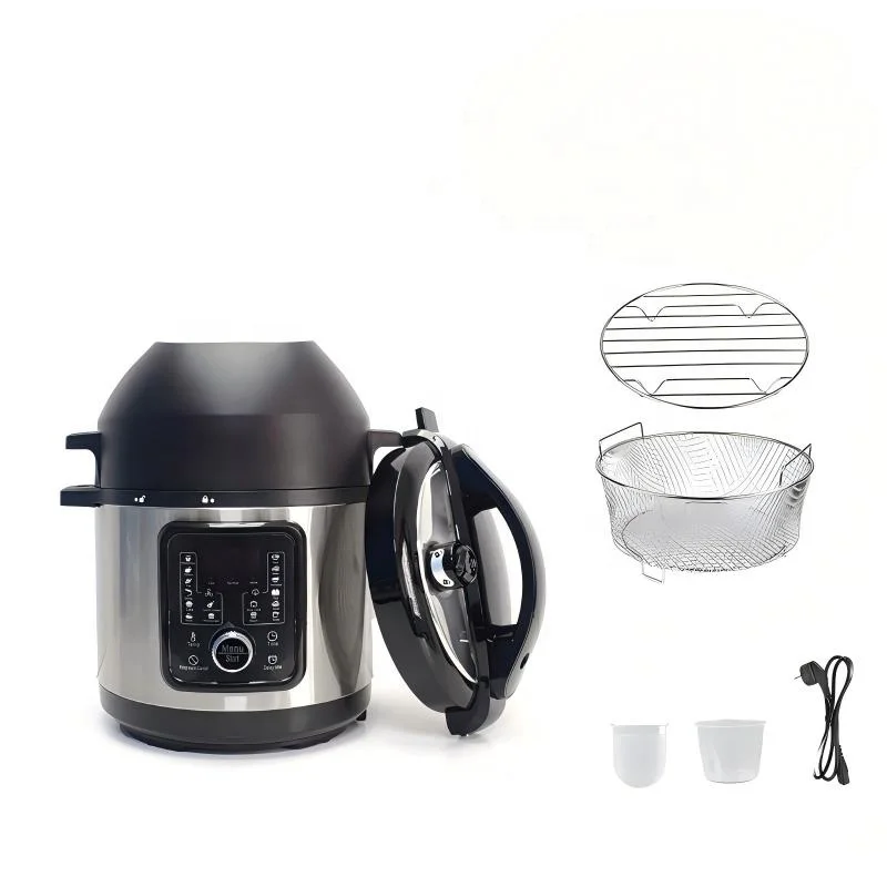 Fried Chicken Grilled Chicken Fried French Fries Lobster Cake Quick Oil-Free Temperature Time Optional Pressure Cooker 2 Lids