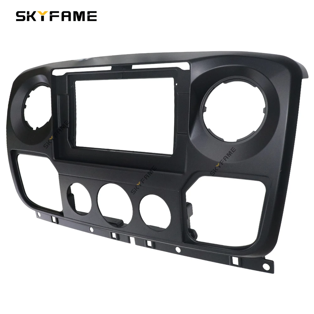 SKYFAME Car Frame Fascia Adapter Canbus Box Decoder Android Radio Dash Fitting Panel Kit For Opel Movano NV400 Renault Master