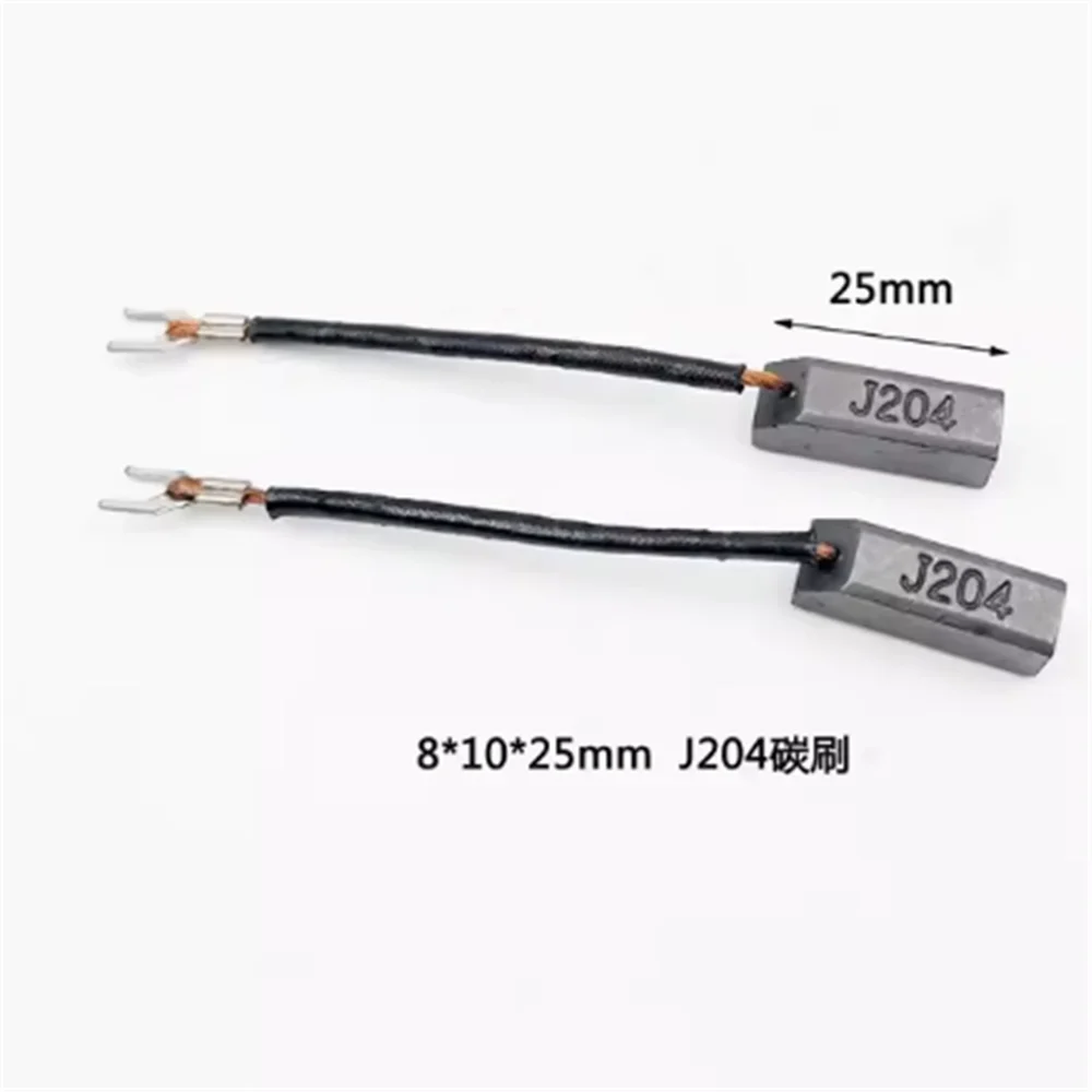 100pcs Diesel Generator Accessories J204 Carbon Brush 8x10X25 8x10X32 12X12X32 2026 Year