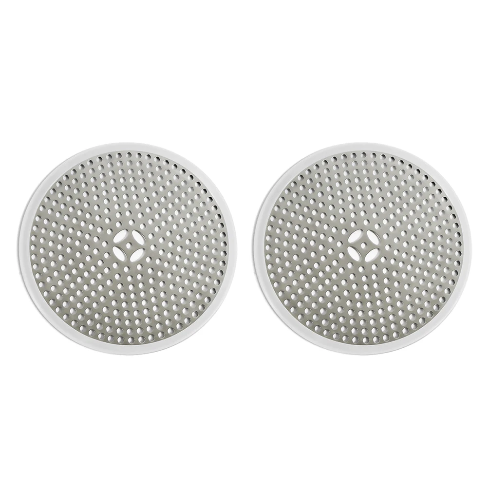 

2pcs Hair Collector Stainless Steel Sink Drain Cover Floor Filter Kitchen Bathroom Stoppers Large Area Draining Sealed