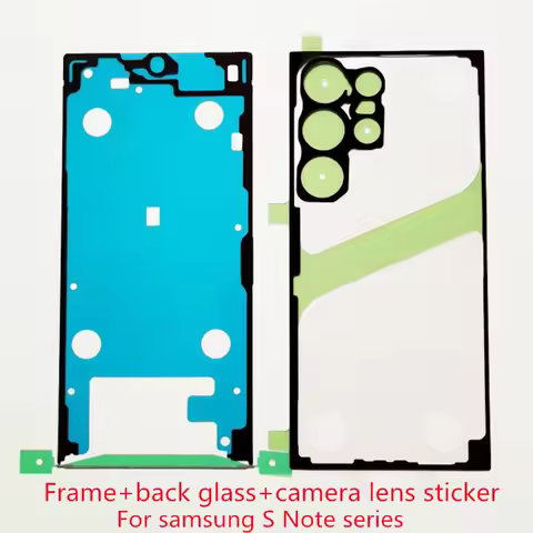 Middle Frame Back Housing Cover Glass Camera Lens Adhesive Sticker For Samsung S10 S20 Plus Note10 Note20 Ultra S21 S22 S23 S24