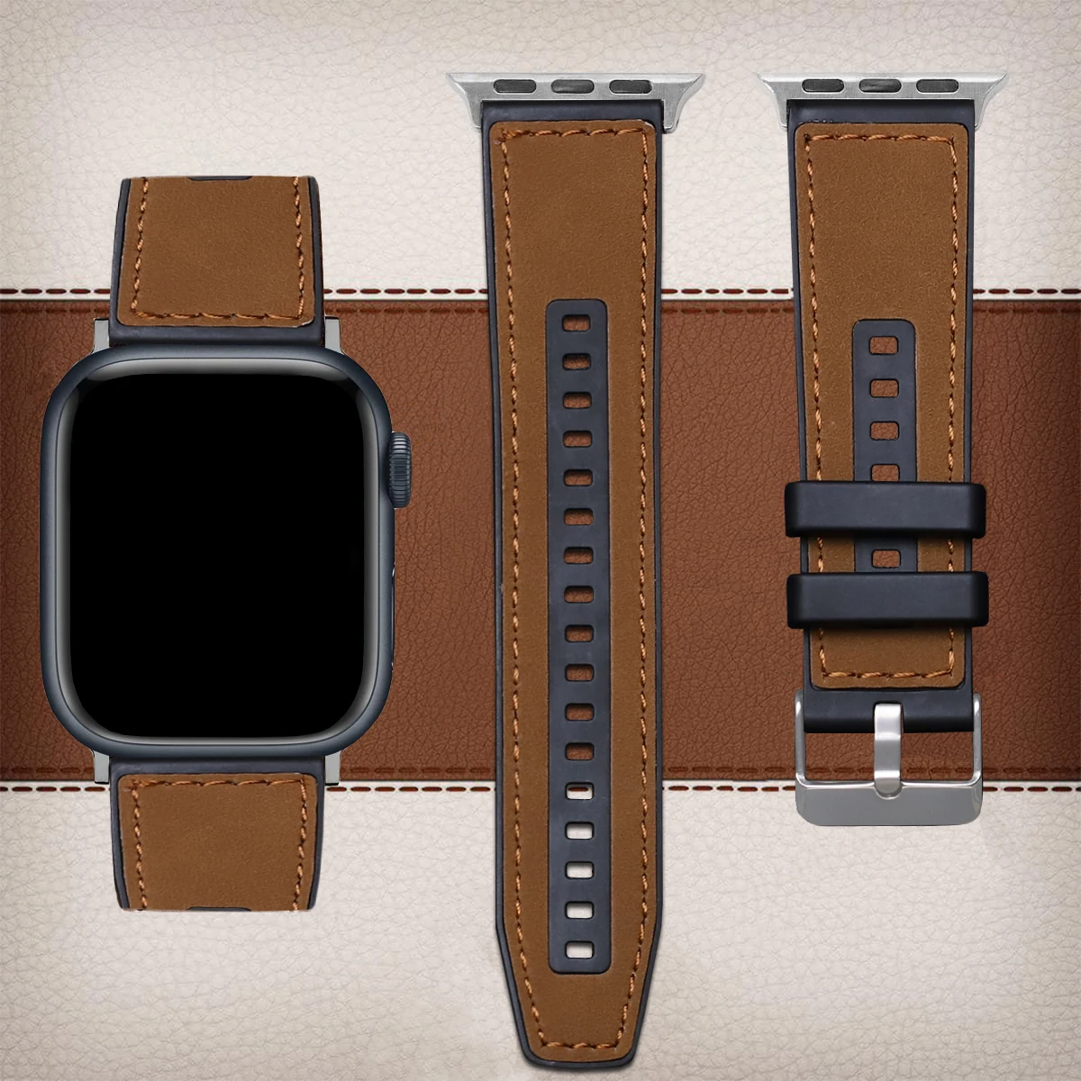 Silicone+Leather Wa…