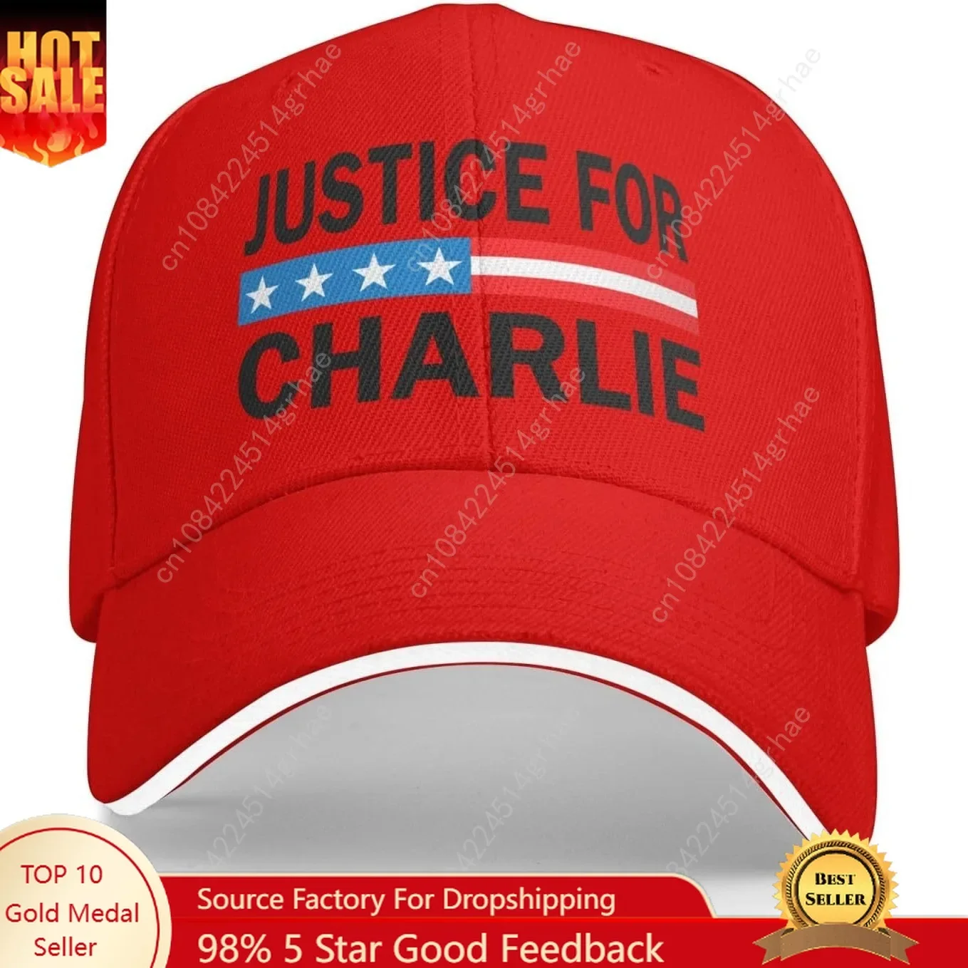 

Justice for Charlie Kirk Hat Baseball Cap Adjustable Dad Hat
