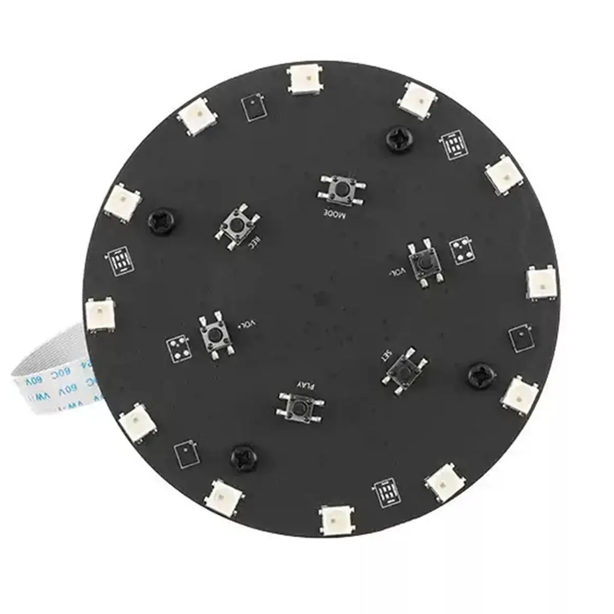 A003 ---1 Intelligent Speech Recognition Development Board with English Wake-Up 3 Microphone Array
