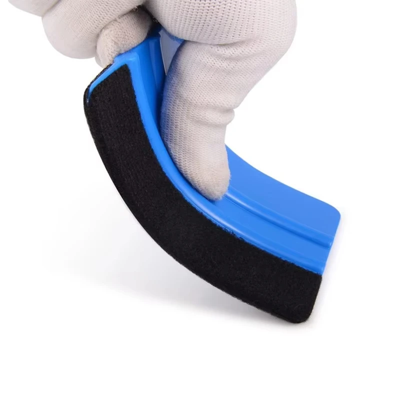 1/10pcs Car Film Scraper Vinyl Wrap Film Card Squeegee Auto Foil Wrapping Suede Felt Scraper Car Styling Sticker Accessories