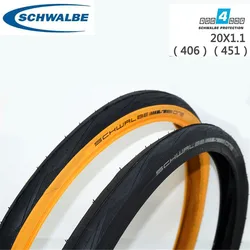 SCHWALBE ONE 20 * 1.1 Folding Bike Tire Size 20x1.1 406 451 Anti-stab Tire 60 Tpi Dahon Fnhon GUST Blast Bicycle Parts