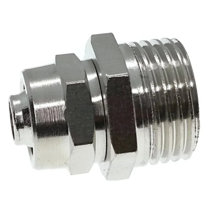 PC4 6 8 10 12mmパイプチューブからM5 1/8 1/4 3/8 1/2気管クイックスクリューパイプ継手銅製空気圧部品ファストツイストジョイント