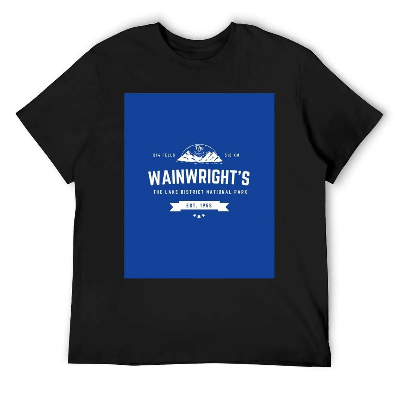 Wainwright - Lakeland Fells - 214 - Hiking T-Shirt street wear vintage graphic tee mens t shirt