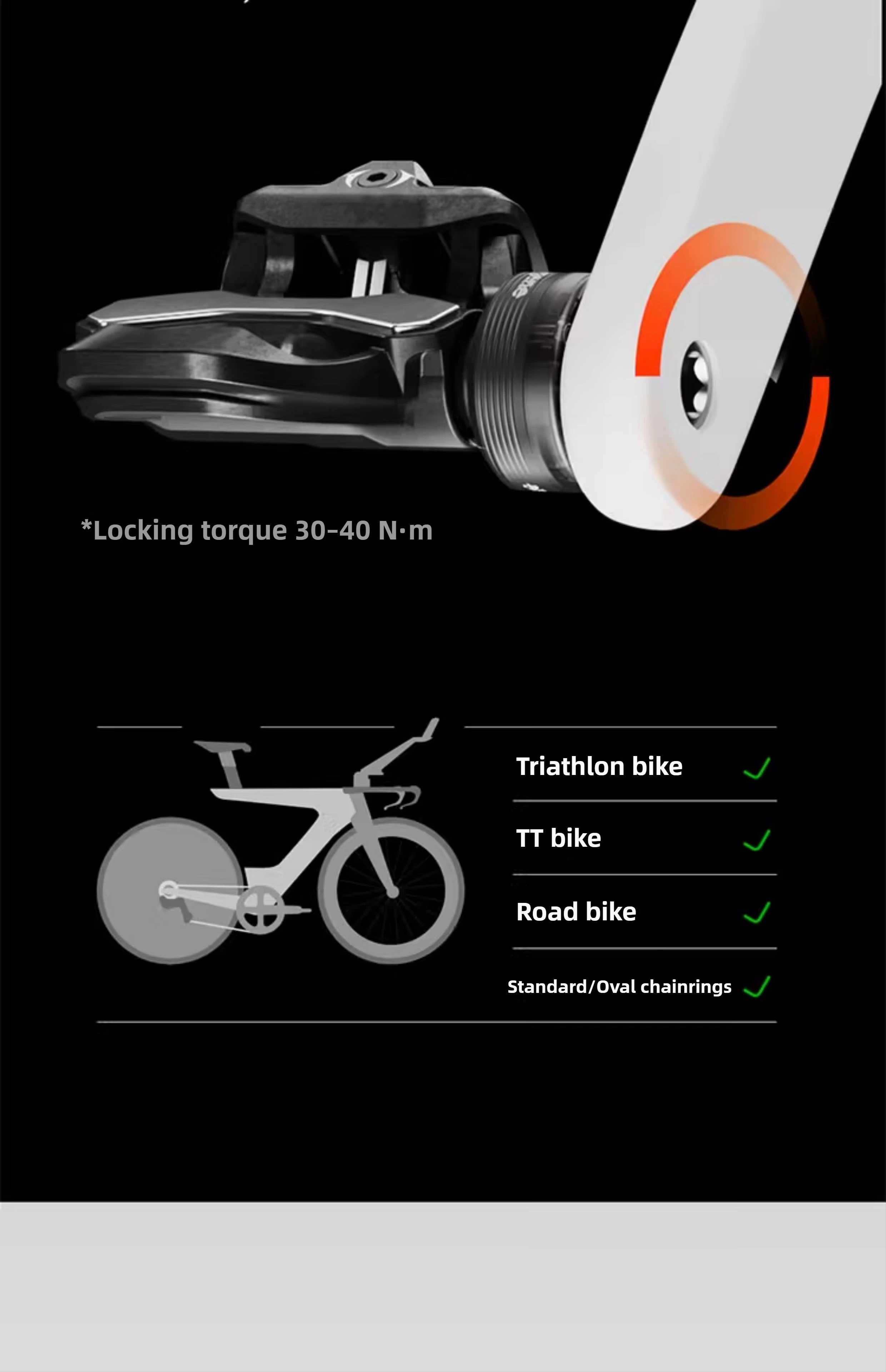 Magene P715 Pedal-Based Cycling Power Meter Dual-sided Bike Pedals ±1% Power Accuracy Bluetooth ANT+ Optimized for KEO&SPD-SL