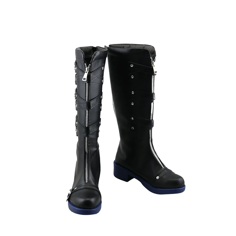 Hatsune Miku Project diva x scarpe Cosplay donna uomo Hatsune Miku Cos Anime Performance stivali neri