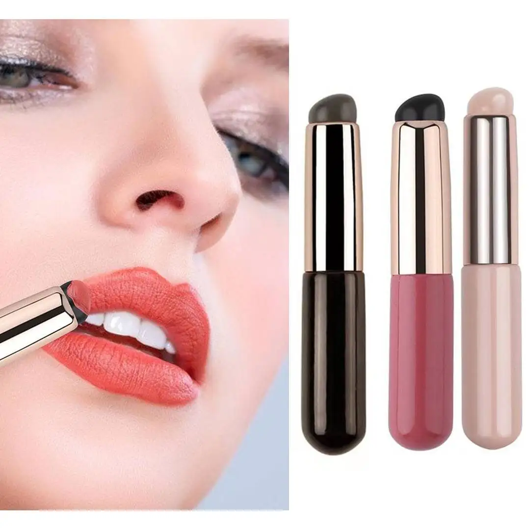 Pennelli per trucco labbra e correttore in silicone Pennello in silicone Balsamo per labbra Lucidalabbra Pennello multifunzione per stick labbra e correttore