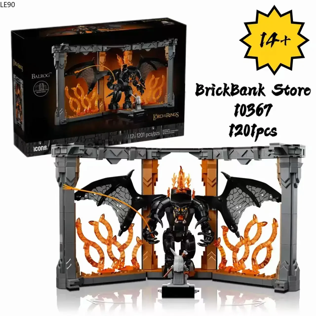 moc-miniso-in-stock-10367-corner-bookshelf-building-block-model-set-decoration-birthday-gift-halloween-gift14-2025