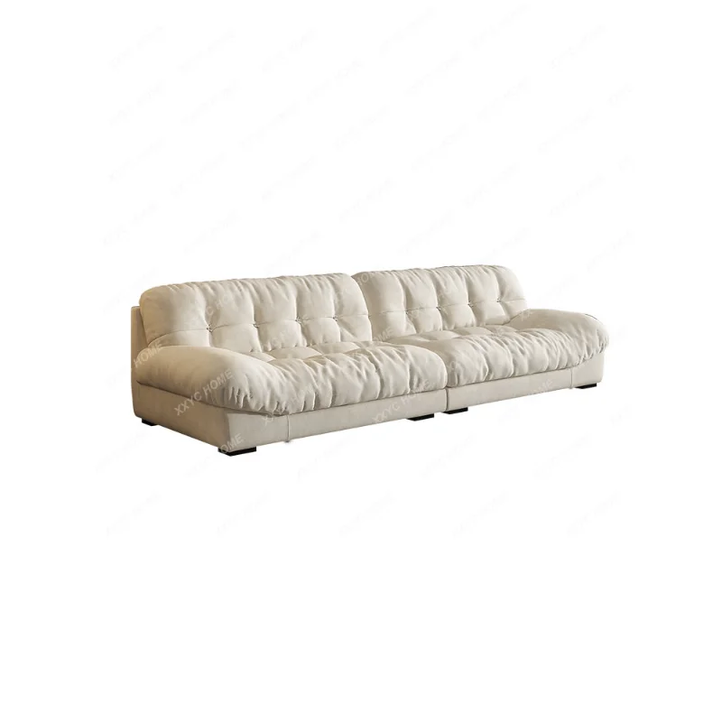 Technology Cloth Sofa Living Room Nordic Modern Large and Small Apartment Lazy Straight Row Cloud Sofa couch Furniture