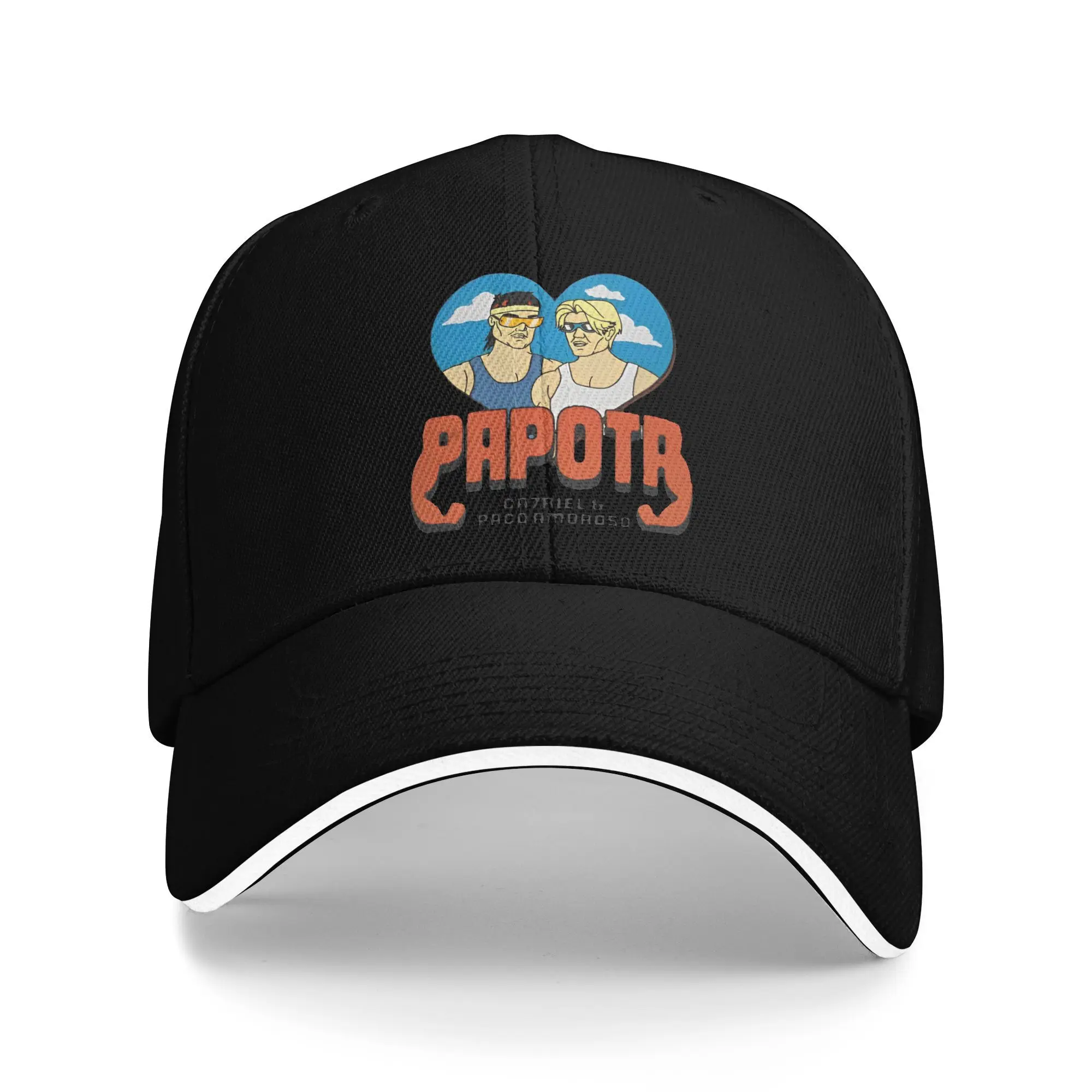 

CA7RIEL & Paco Amoroso Papota Tour Baseball Cap y2k Cute Unisex Men Trucker Hat Sun-Proof Print Outdoor Gym Snapback Cap Gift