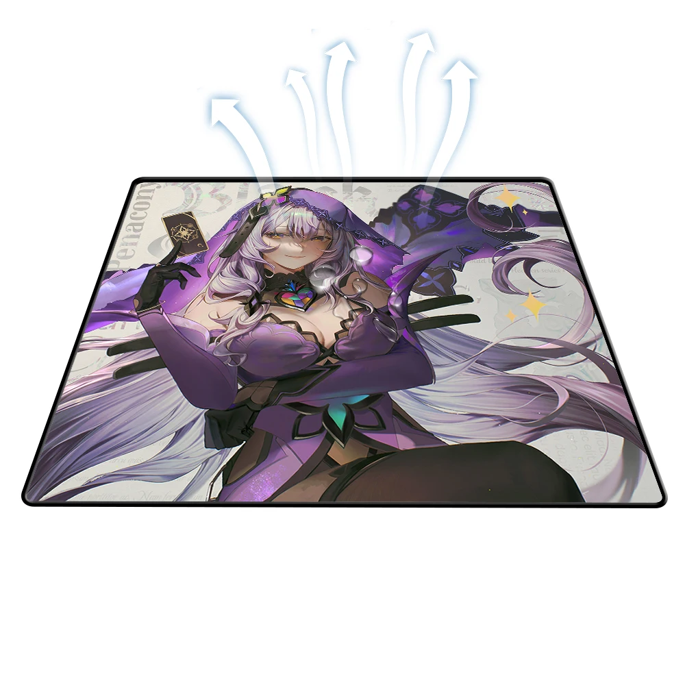Augur design profissional gaming mouse pad premium mousepad velocidade e controle anime mesa tapete de mouse e-sports tapetes de mesa