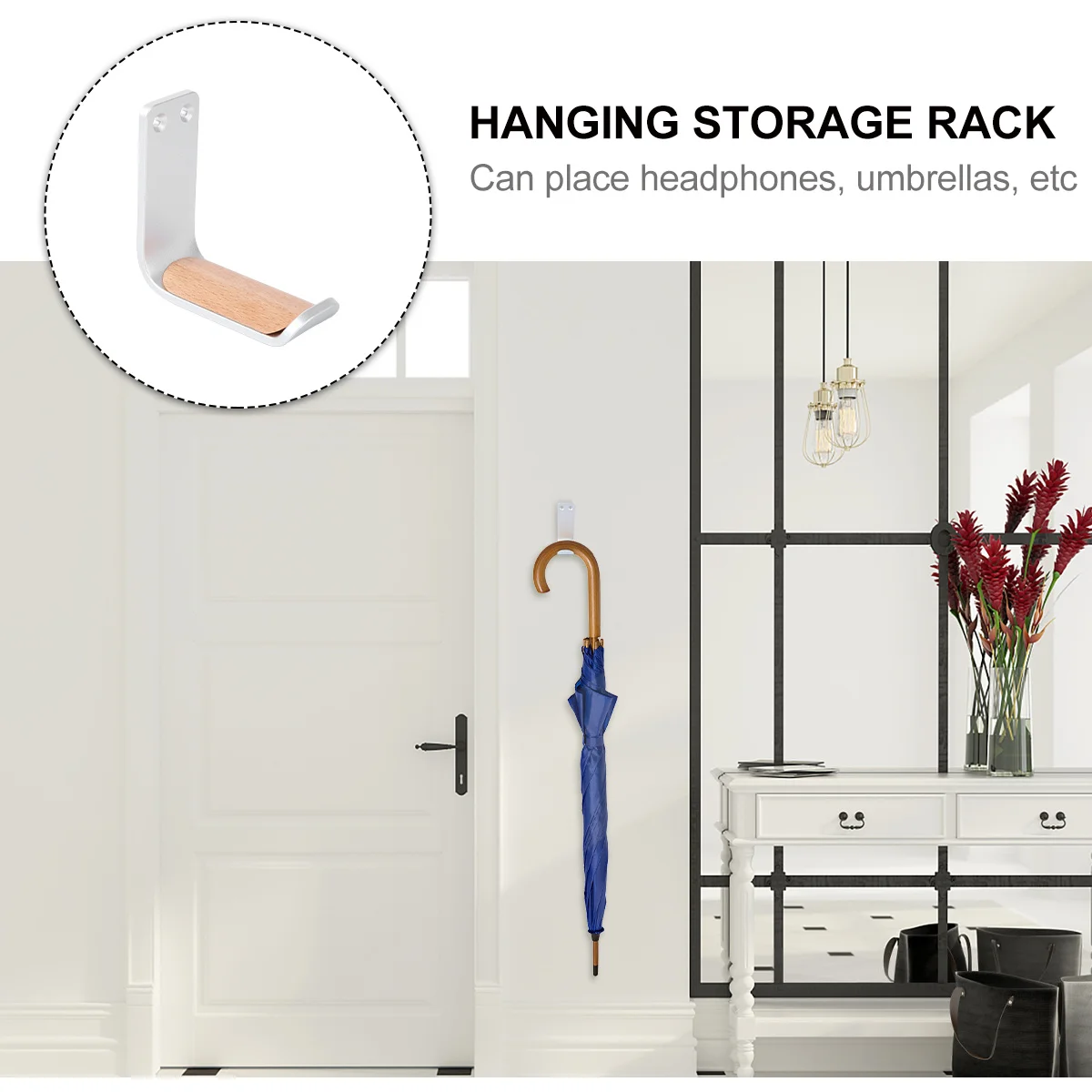 

Aluminium Alloy Headphone Holder Silver Durable Game Headset Stand Desk Storage Rack Prevents Scratching Pressing Damage