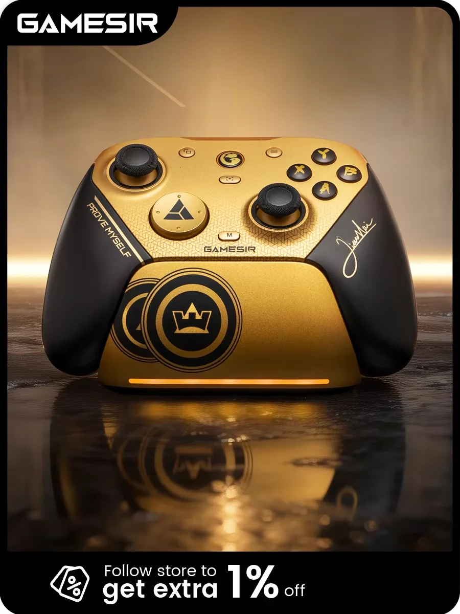 GameSir G7 Pro 8K Champion Edition Kabelloser PC-Controller 8000Hz Polling-Rate Gamepad für Nintendo Switch 2, Android, iOS, PC, Steam