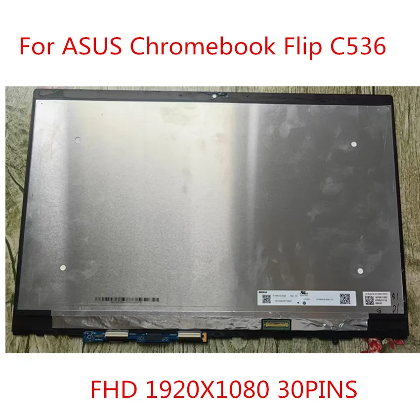 15.6'' For ASUS Chromebook Flip CX5500 CX5500FE CM5500 C536 Laptop LCD Touch Screen Assembly FHD 1920X1080 30PINS Display Matrix
