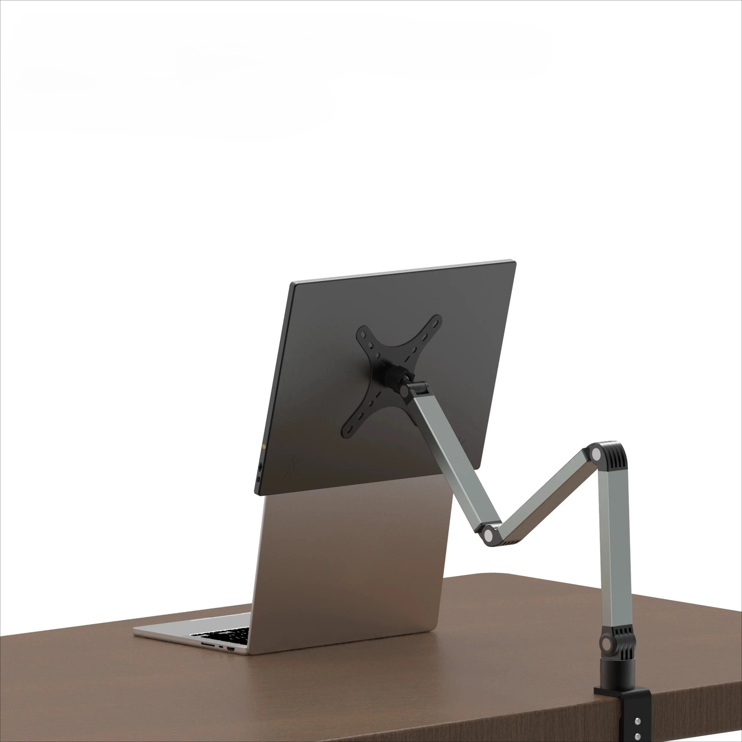 Inverted Aluminum Alloy Cantilever Magnetic Bracket for Portable Display, Tablet & Phone Secondary Screen Expansion