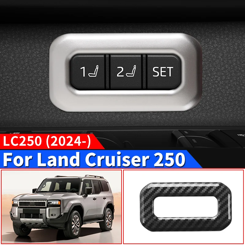 For Toyota Land Cruiser 250 2024 1958 Prado LC250 First Edition FJ250 Memory Seat Button Decoration Cover,Interior Accessories