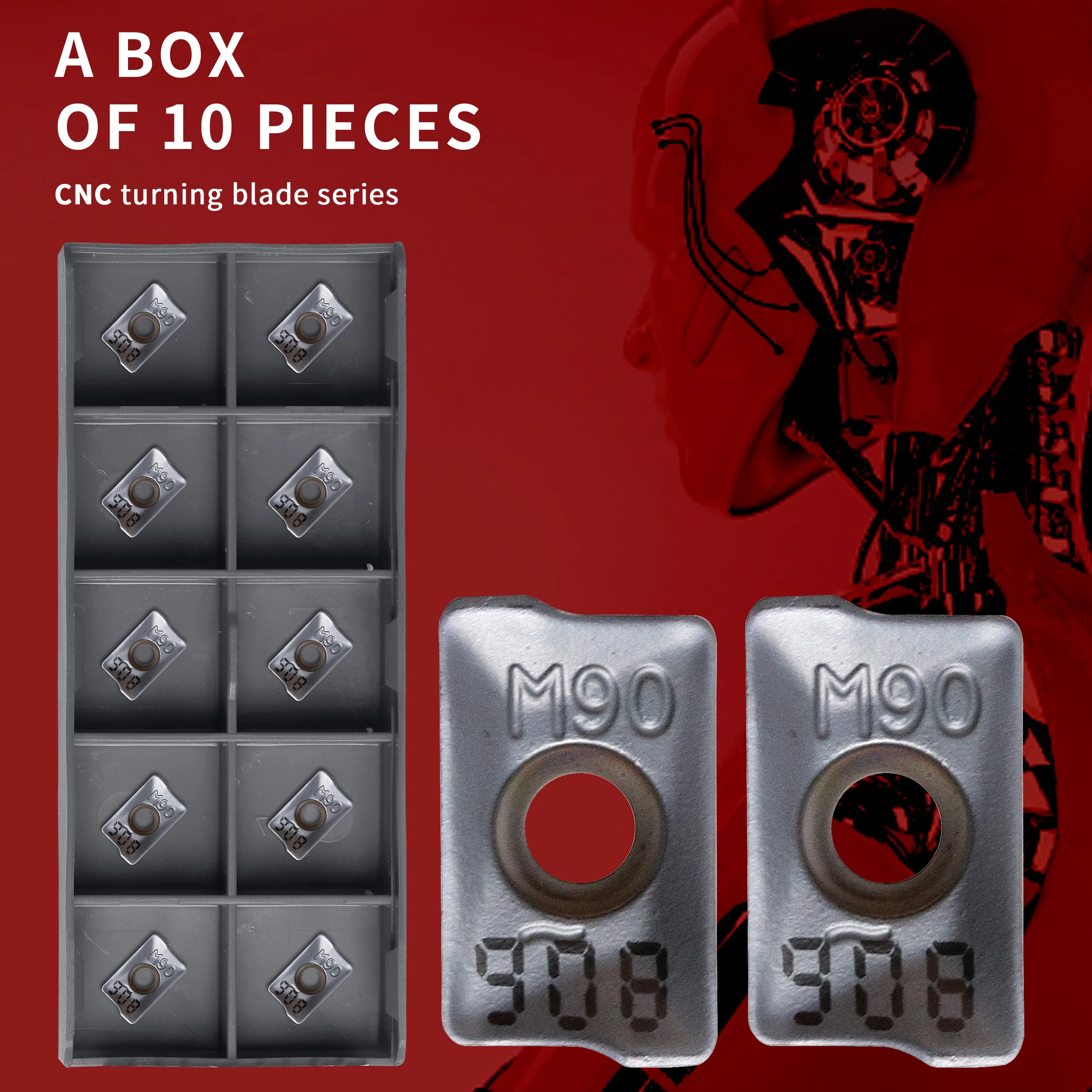 HM90APKT1003PDR IC908 HM90ADKT1505PDR HM90 APKT1003PDR ADKT1505 токарного станка CNC подвергая механической обработке инструмент вставки карбида APKT/ADKT фрезерный нож