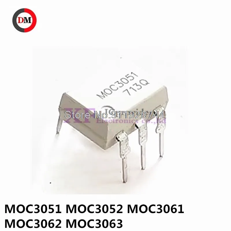 10pcs/lot MOC3051 MOC3052 MOC3061 MOC3062 MOC3063 MOC -6