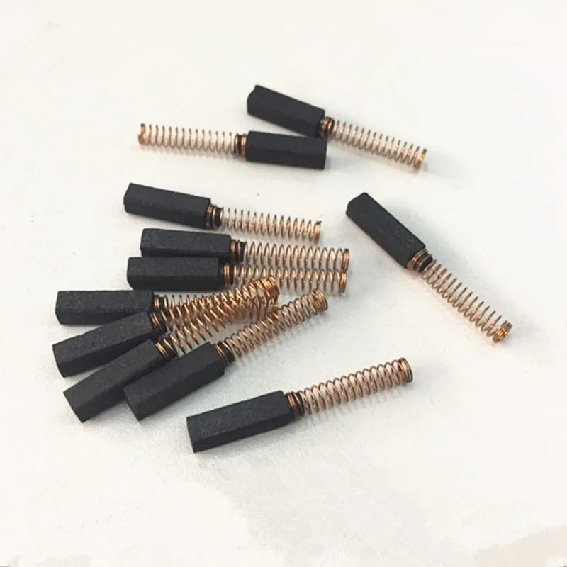 4X4 재봉틀 오버버든 기계 JB-90D/50D/P/SH 믹서 전송 브러시 용 카본 브러쉬 4x4x15mm 4x4x20mm