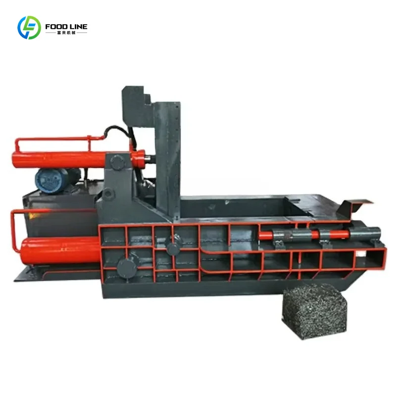Customized Mini Metal Chip Compactor Hydraulic Briquetting Baler For Aluminum Iron Copper Scrap Recycling