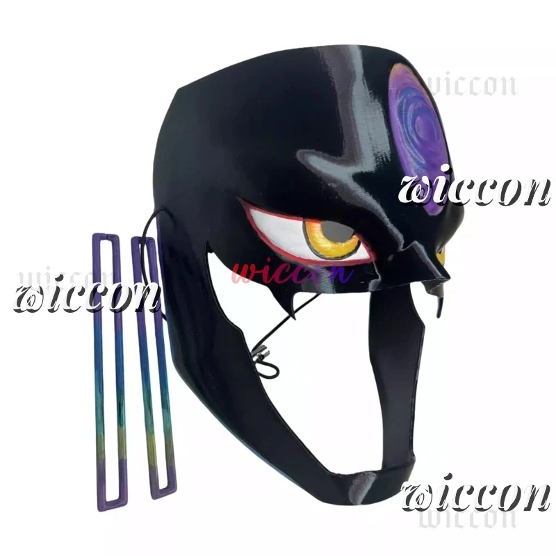 أنيمي Dandadan Jiji تأثيري DAN DA DAN تمتلك Jiji زي شعر مستعار قرط كبس مجموعة قناع أقراط عيون هالوين الرجال حفلة يتوهم