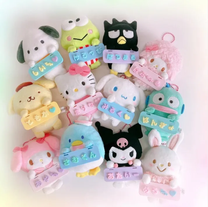 

Оригинал Sanrio плюшевая Мелодия Tuxedosam Badtz-Maru Hangyodon симпатичная кукла сумка кулон подарок украшение аниме игрушки для детей кукла