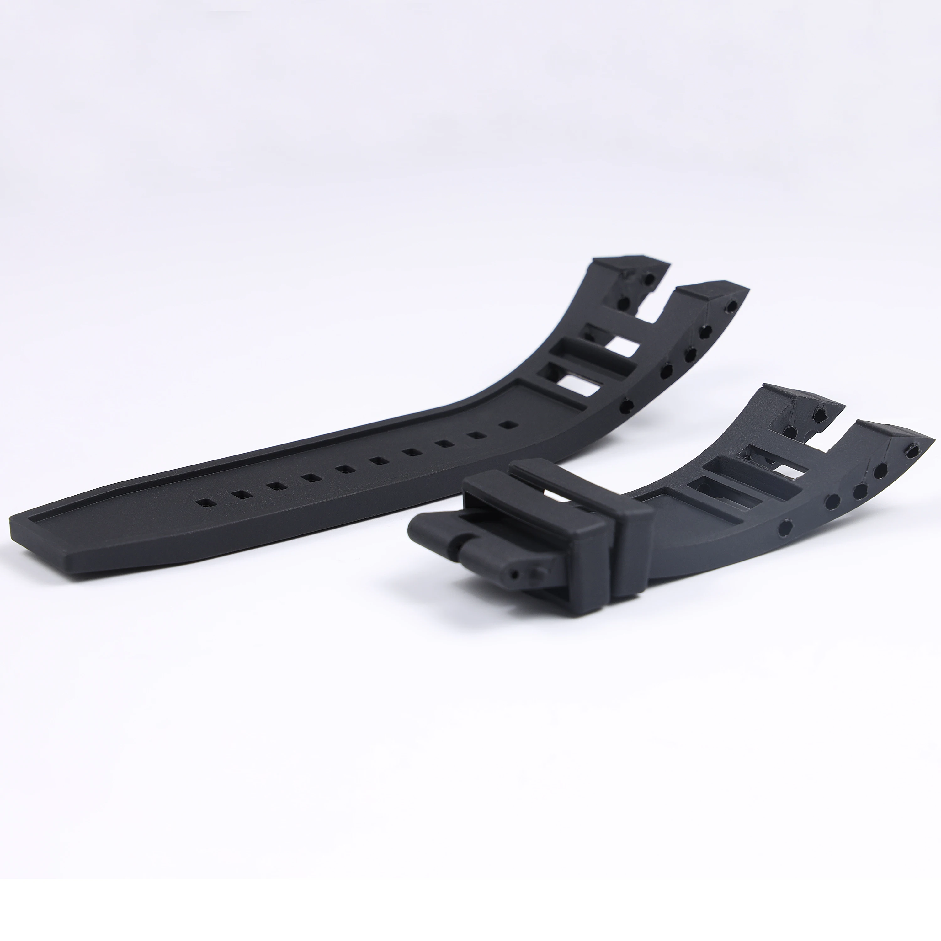 Rubber Black silicone watchband Band for Invicta strap Subaqua Noma IV Noma 4, 32mm lugs Smart Watch view 4