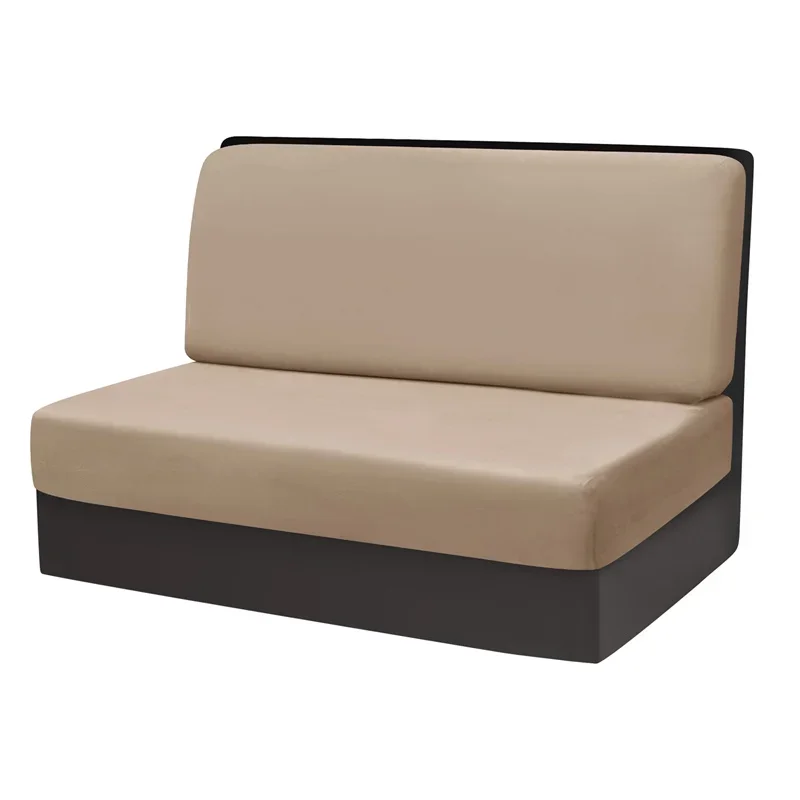 2 stks/set Stretch Fluwelen Bankbank Cover RV Dinette Kussenhoezen Zachte Sofa Rugleuning Cover voor RV Camper Auto Decor