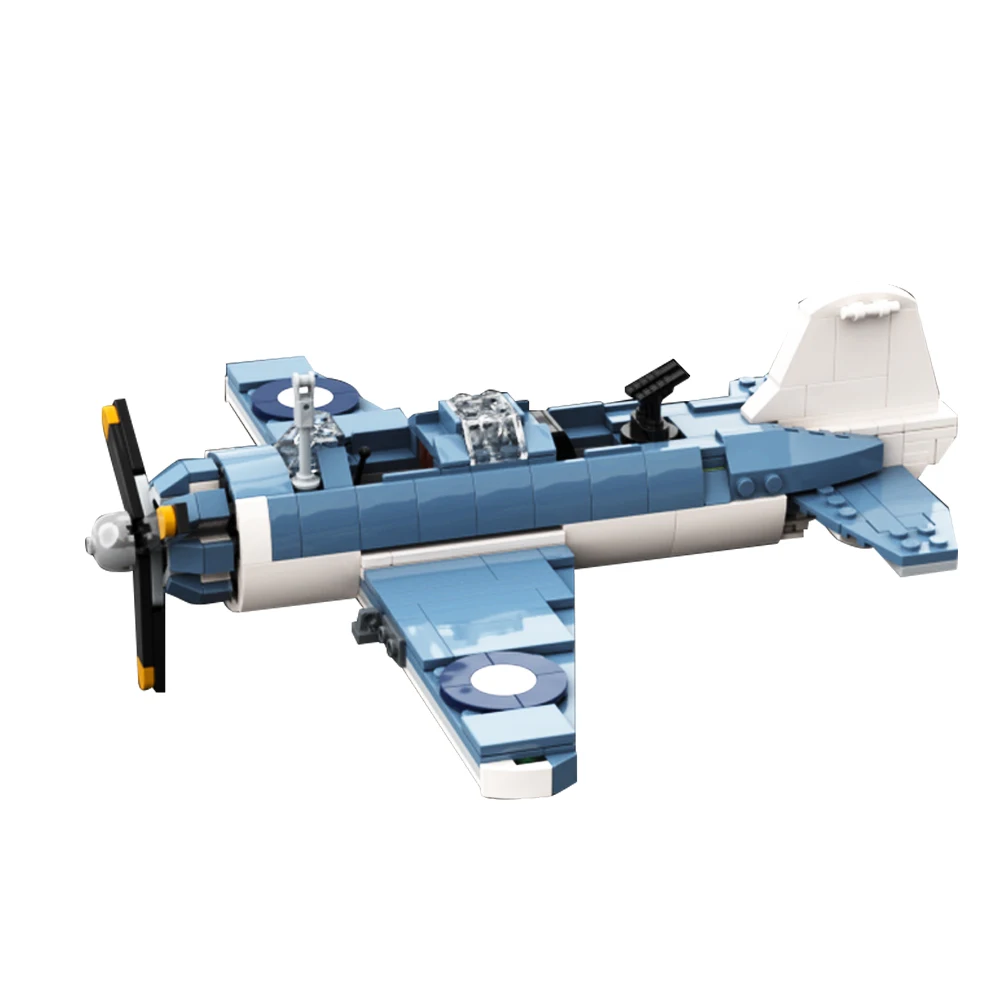 MOC 141399 WWII Dive Bomber Building Blocks Spacefighter Military Series Bricks Model Plane Children's Toy Birthday Gift