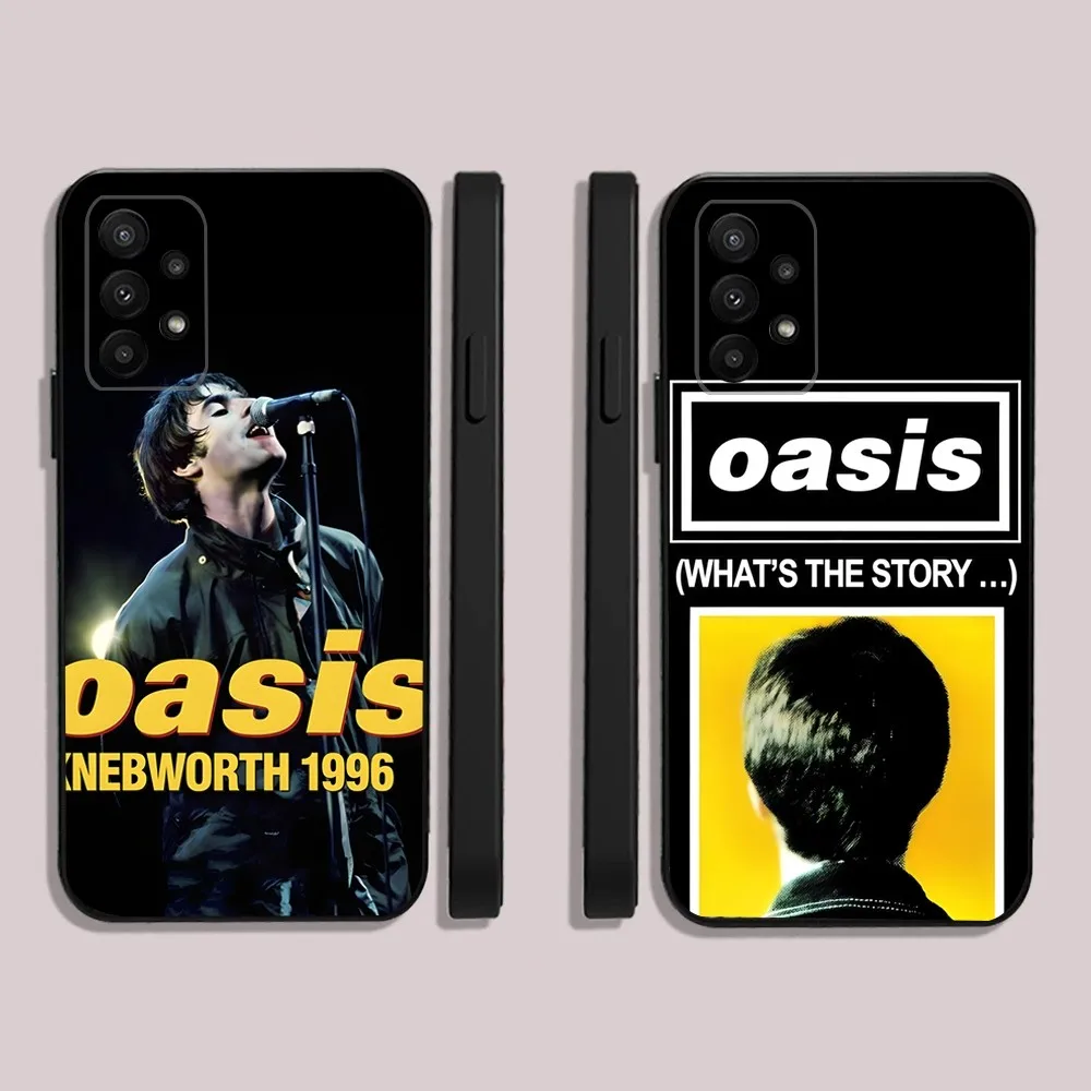 Band O-Oasis Supersonic Phone Case For Samsung S24,23,22,30,21,10,9,Ultra,Plus,Lite,FE,5G Black Soft Case