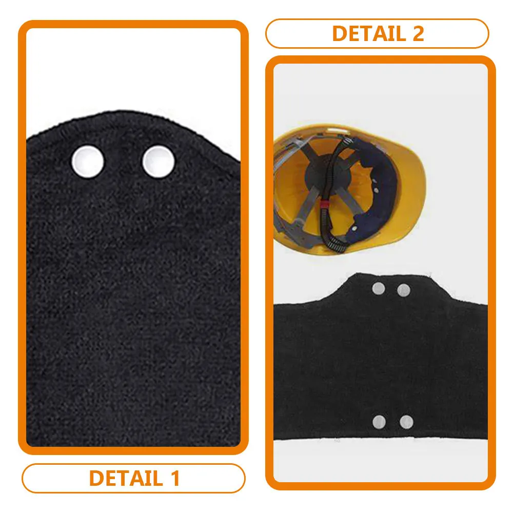 

6pcs Hard Hat Sweatb Liners Absorbent Pads for Helmets Breathable Washable Fit Head Protection