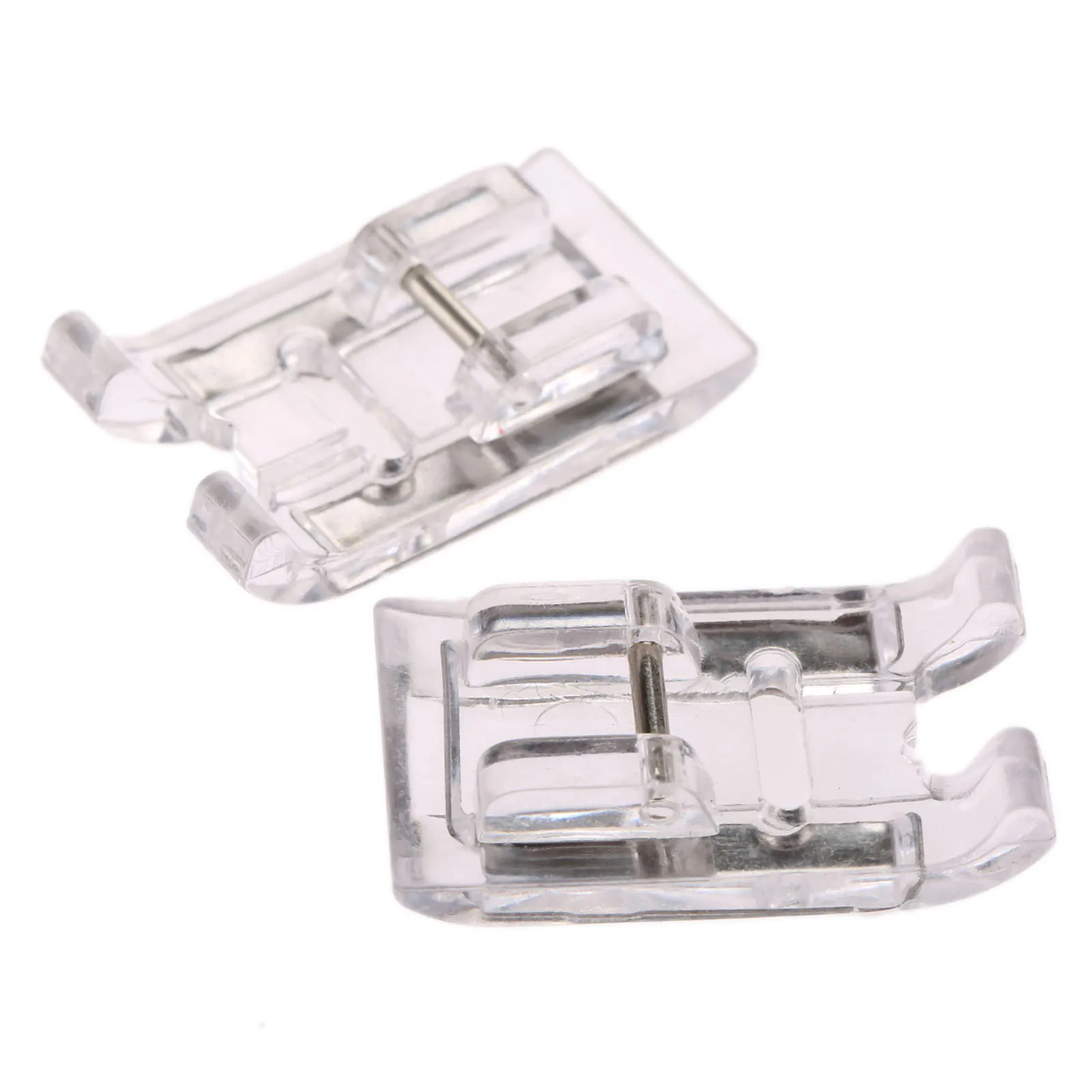 1pc Transparent Domestic Sewing Machine Satin Stitch Presser Foot For Singer Brother Juki Household Sewing Machine Snap-on