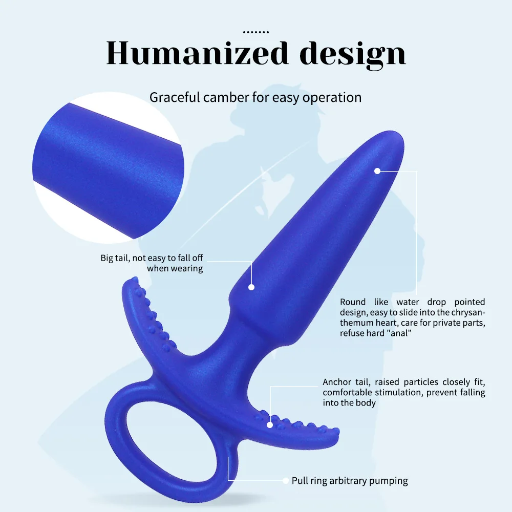 1 pc Anal Dildo Adult Sex Toys Male Masturbator Prostate Stimulator Butt Plug Prostate Massager G spot Stimulator Products