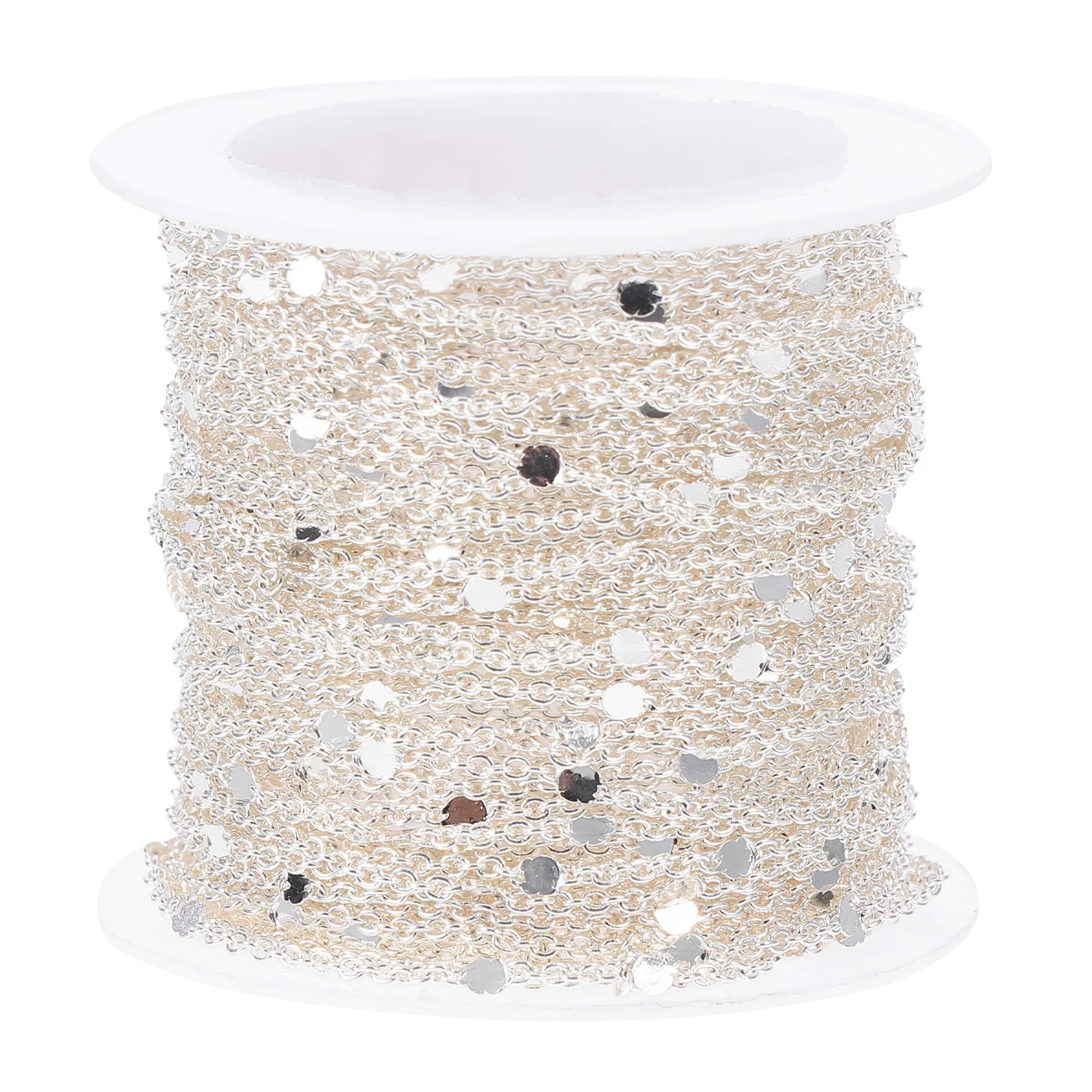 1 لفة ربط لصنع المجوهرات Diy بها بنفسك كابل سلسلة الروابط مادة النحاس عالية الجودة دائم السلس إنهاء النساء Diy بها بنفسك سلسلة الإمدادات