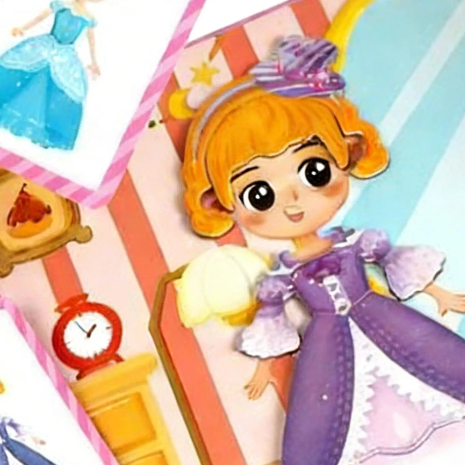 Magnetic 3D Puzzle Children Educational Dress Up Change Game Brain Teaser Puzzles Early Education Imagination Toys Girls Gifts